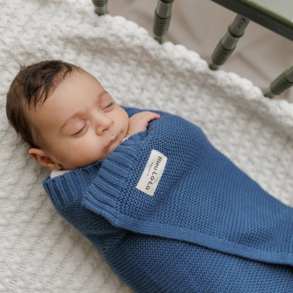 Heritage Knit Baby Swaddle Blanket